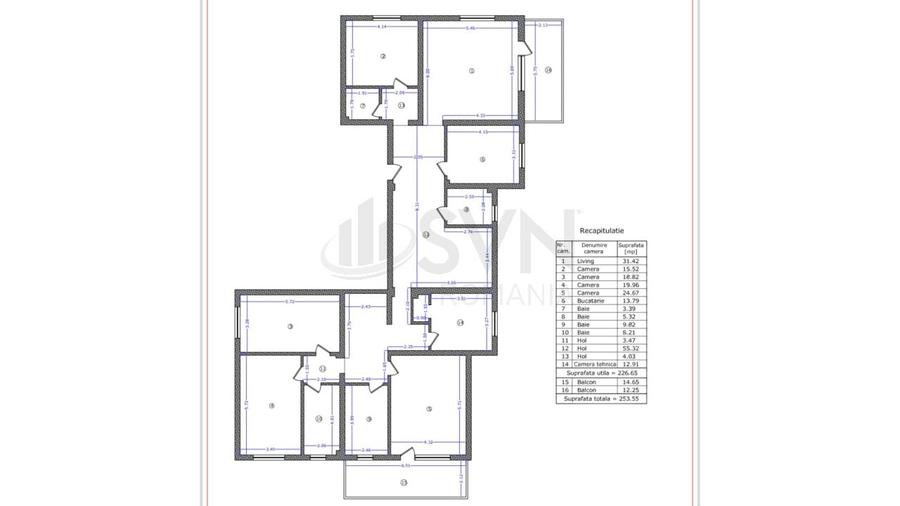 Apartament cu 6 camere decomandat în Sisești
