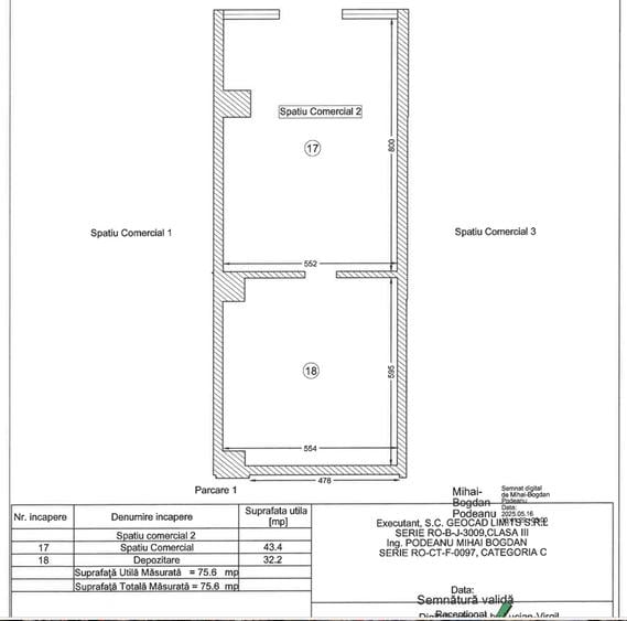 Spațiu comercial, de 75 mp, în Sat Vacanță