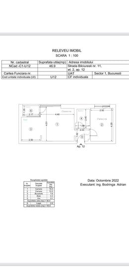 Apartament cu 2 camere în Băneasa
