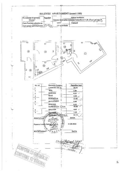 Apartament cu 2 camere semidecomandat în Ultracentral