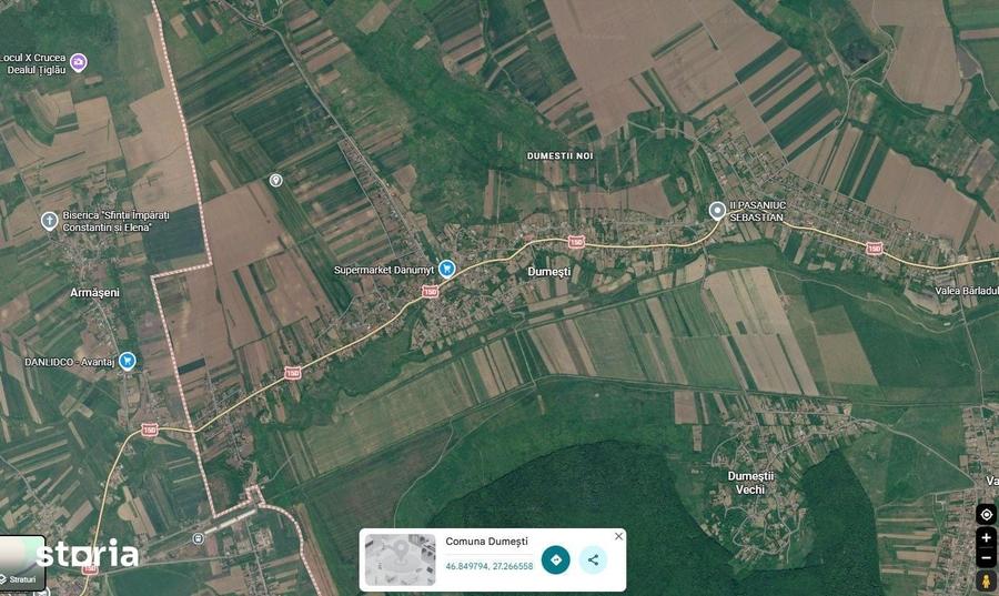 Teren de 1800 mp, în Dumești