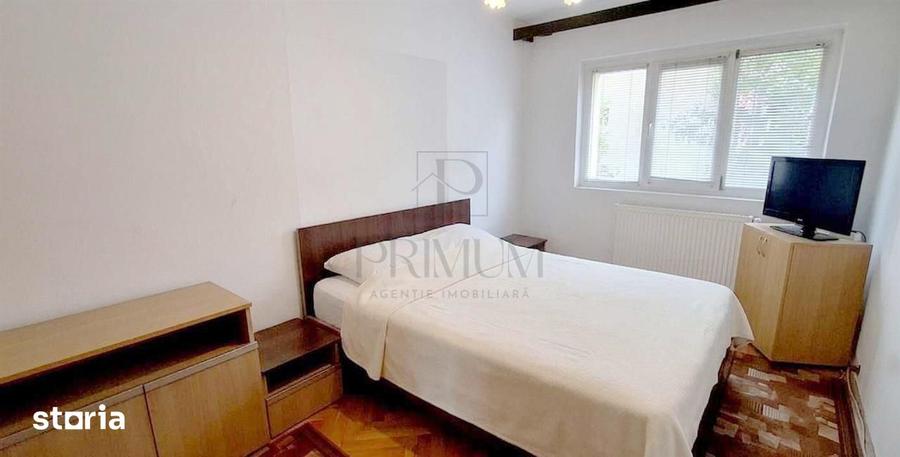 Apartament cu 3 camere semidecomandat, mobilat în Girocului