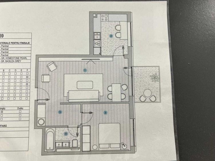 Apartament cu 2 camere în Central