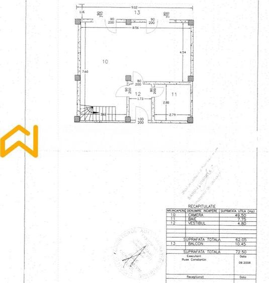 Apartament cu 3 camere în Dudu
