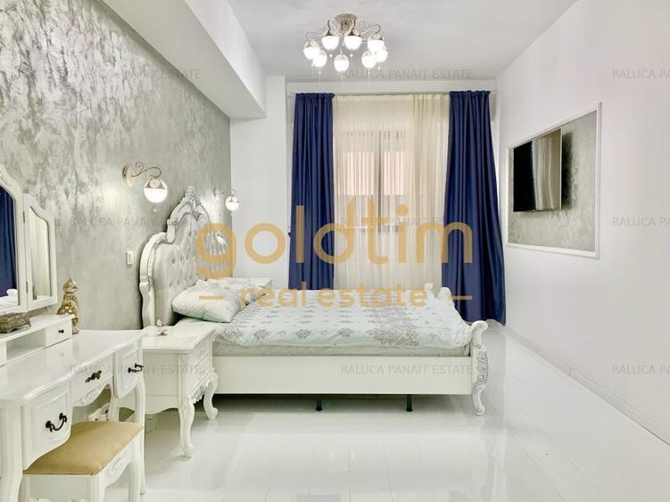 Apartament cu 3 camere semidecomandat, mobilat în Pipera