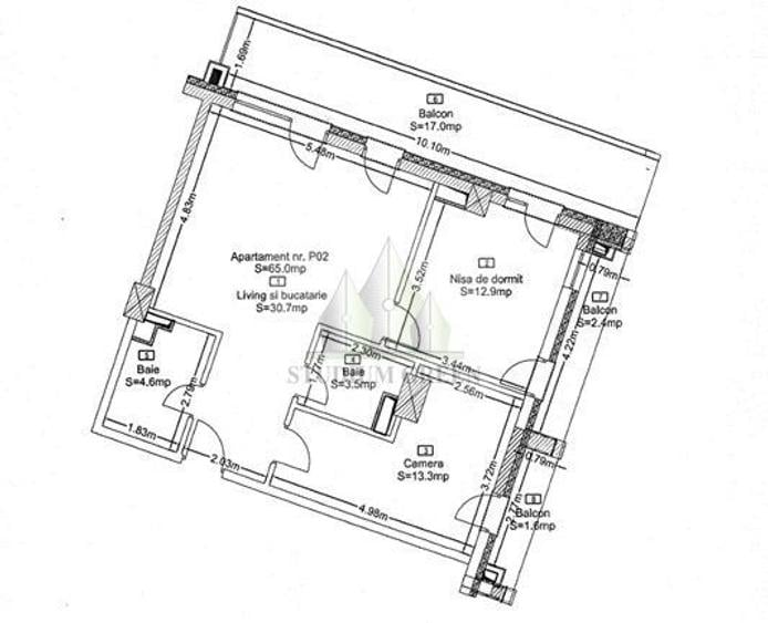 Apartament cu 3 camere decomandat în Zorilor
