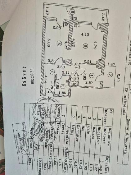 Apartament cu 2 camere decomandat, mobilat în Drumul Taberei