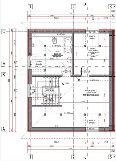 Duplex cu 5 camere cu Canalizare în 1 Decembrie 1918