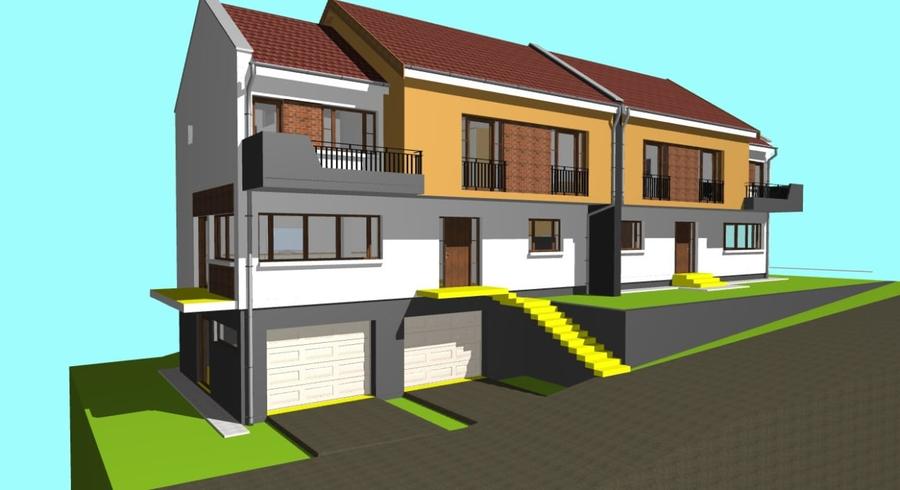 Duplex cu 4 camere cu Canalizare în Chinteni