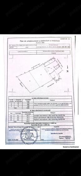 Casă cu 3 camere cu Teren 1400 Mp în Probota