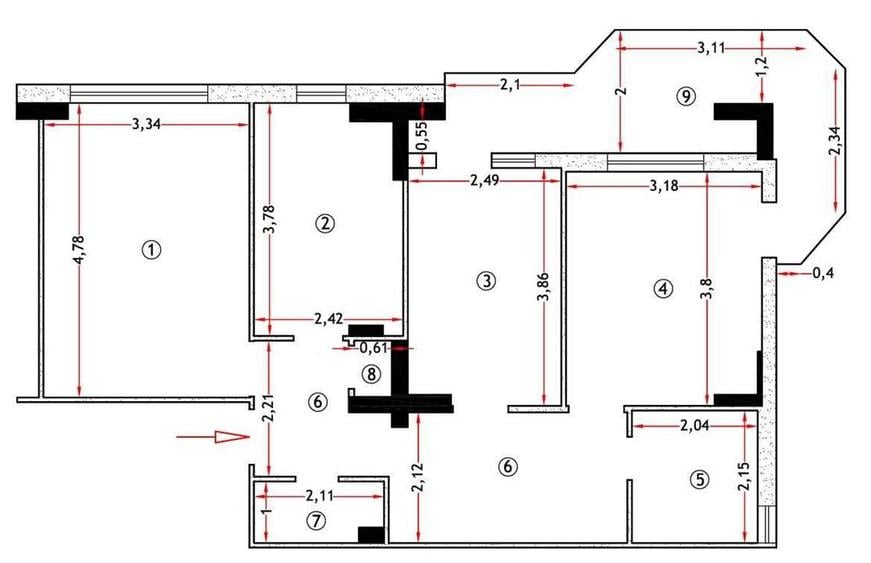 Apartament cu 3 camere decomandat, mobilat în Păcurari