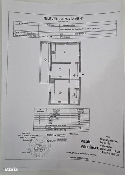 Apartament cu 2 camere în Central