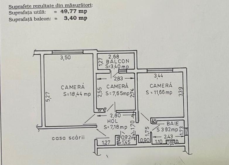 Apartament 2 camere zona Poarta 6 cu Centrala - 9