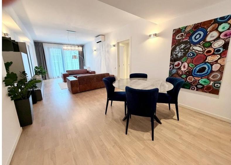 Apartament cu 3 camere decomandat, mobilat în Herăstrău