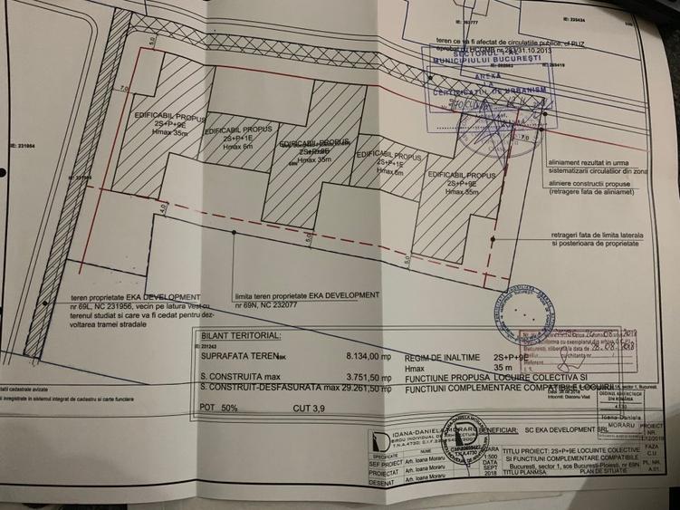 Teren 11800 mp, Soseaua Buc - Ploiesti S 1, urbanism 2S+P+9 - plata esalonata - 1