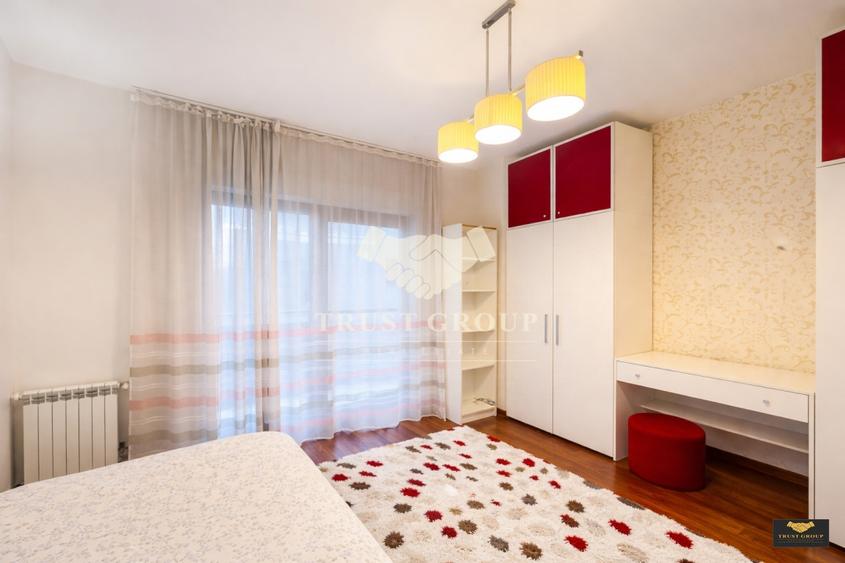 Apartament cu 4 camere semidecomandat, mobilat în Herăstrău