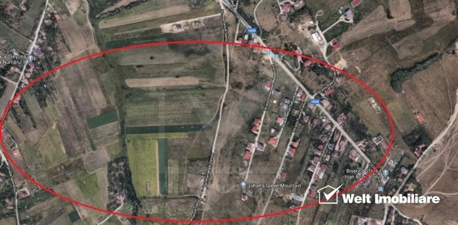 Teren Construcții intravilan de 1000 mp, în Borhanci
