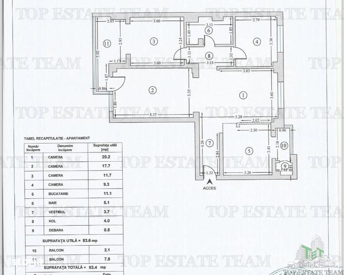 4 Camere | Victoriei | 2 x Balcon | 94 mp - 5