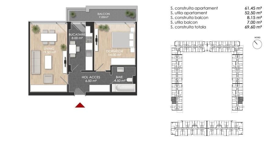 Apartament 2 CAMERE CHITILA - PARCARE INCLUSA - 11