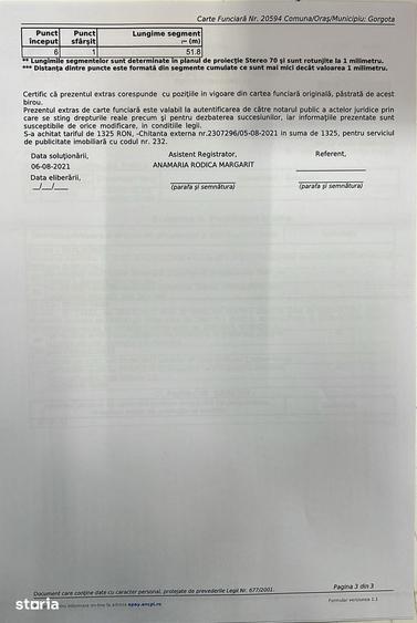 Teren de 10100 mp, în Gorgota