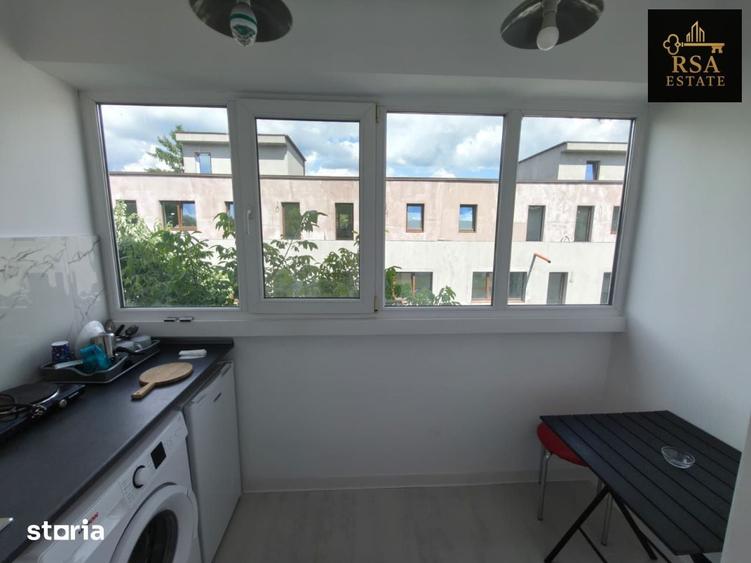 Garsoniera de inchiriat Nord Rapsodiei Valcea, balcon, etaj 3 - 5