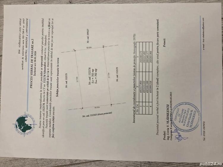 Teren de 702 mp, în Sânandrei