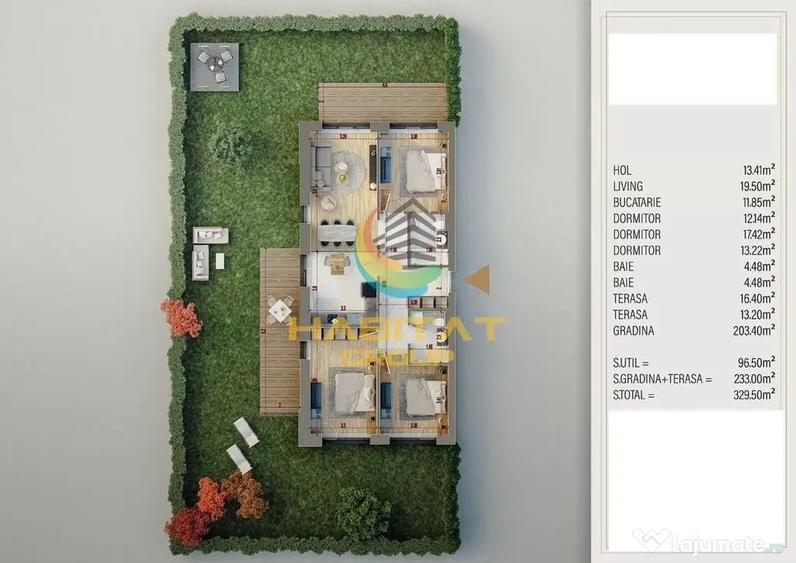 Apartament cu 4 camere decomandat în Titan
