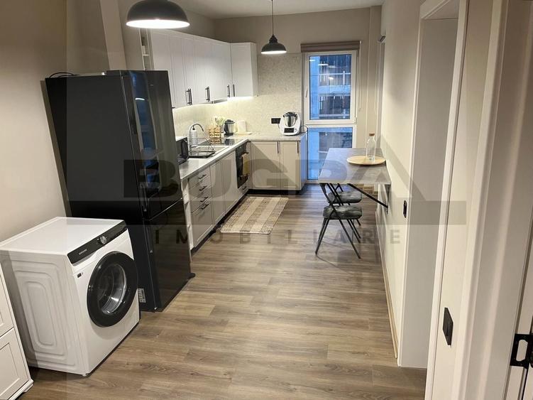Apartament cu 2 camere semidecomandat, mobilat în Iris
