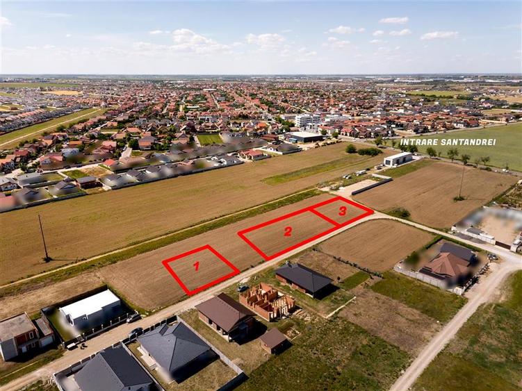 Teren intravilan de 860 mp, în Sântandrei