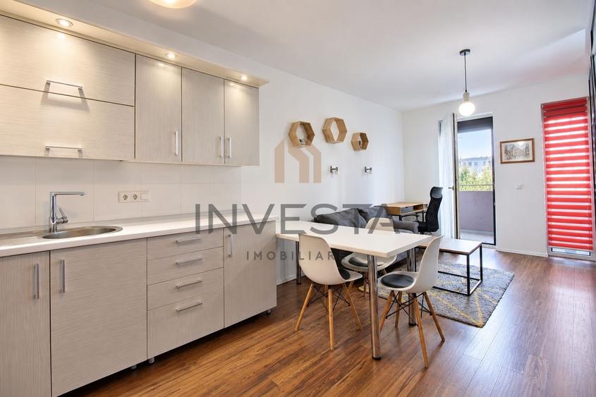 Apartament cu 2 camere semidecomandat, mobilat în Andrei Mureșanu