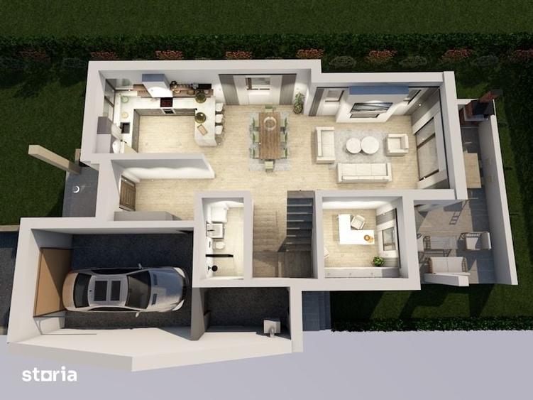 Casă cu 5 camere cu Teren 413 Mp în Central