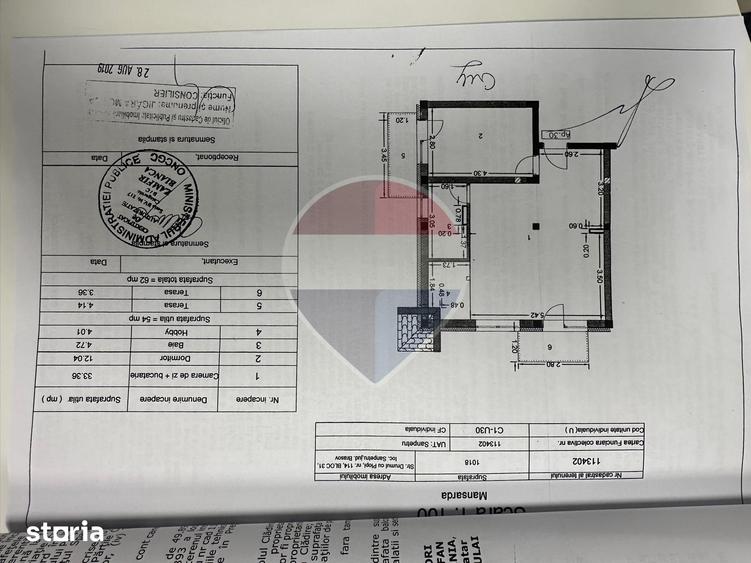 Apartament cu 2 camere, mobilat în Sânpetru