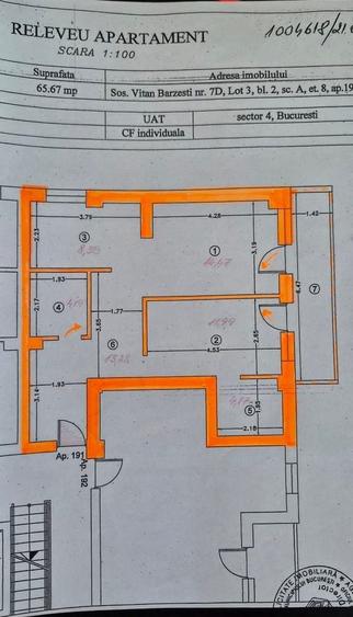 Apartament cu 2 camere decomandat în Runcu