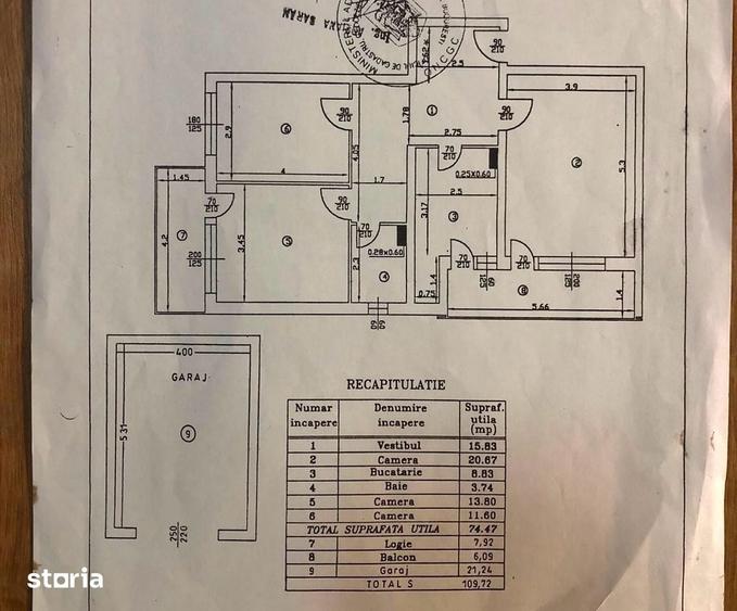 Apartament cu 3 camere în Grivița