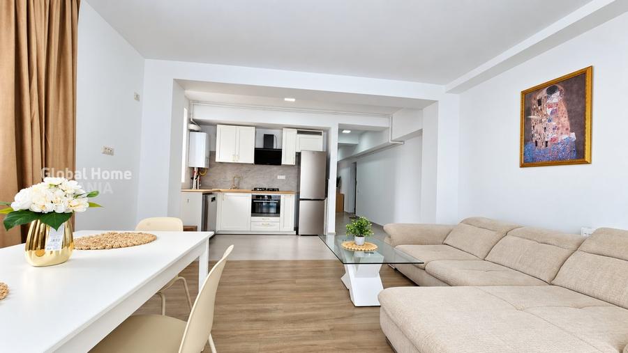 Apartament cu 3 camere decomandat, mobilat în Central