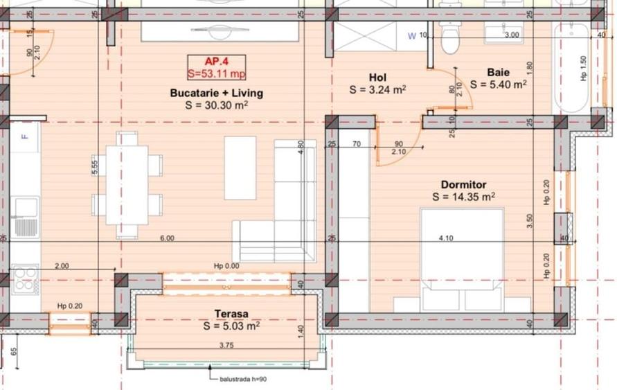 Apartament 2 camere mobilat - 5