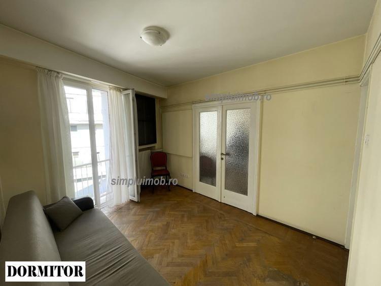 Apartament cu 2 camere semidecomandat, mobilat în Cișmigiu