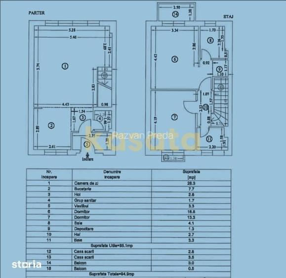VILA P+1+M I 3 CAMERE I 3 BAI I CURTE MARE I COSMOPOLIS I MOBILAT SI U