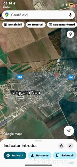 Teren de 2200 mp, în Târgșoru Nou