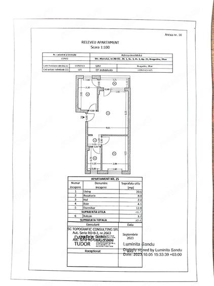 Apartament cu 2 camere semidecomandat în Central