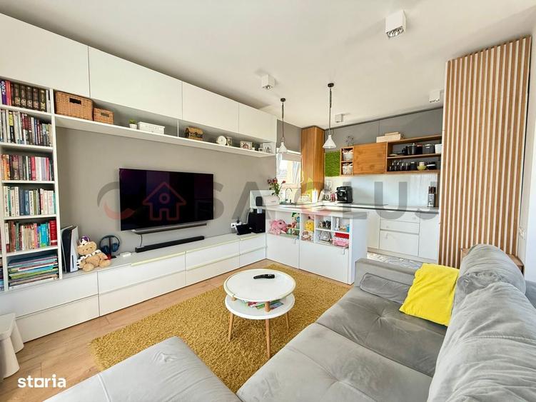 Apartament cu 3 camere, mobilat în Borhanci