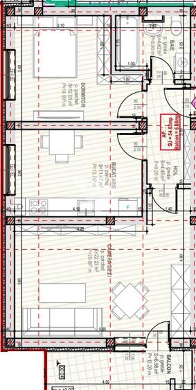 Apartament 2 camere 55 mp etaj 2 cu balcon si pod zona Selimbar SIBIU - 3