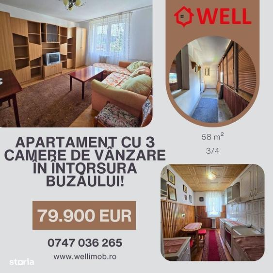 Apartament cu 3 camere în Central