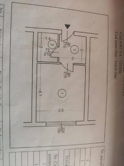 Garsonieră decomandată în Zahana