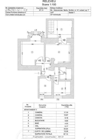 Apartament cu 2 camere în Kiseleff