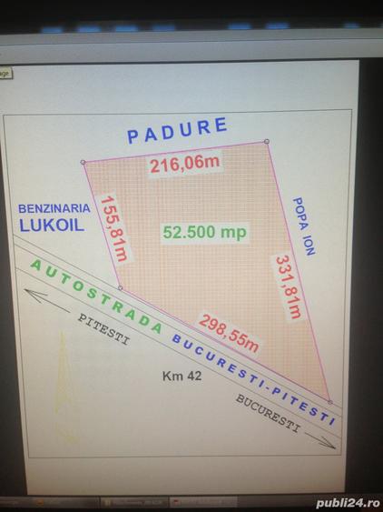Teren de 52500 mp, în Vânătorii Mici
