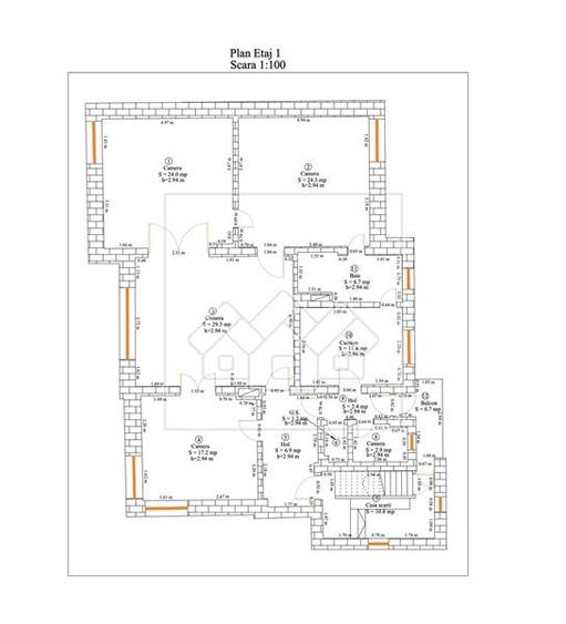 Casă individuală cu 12 camere cu Teren 600 Mp în Hipodrom 1
