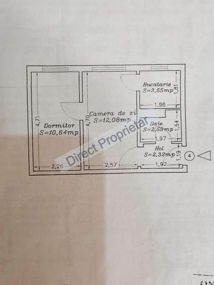 Apartament cu 2 camere semidecomandat, mobilat în Tomis Nord
