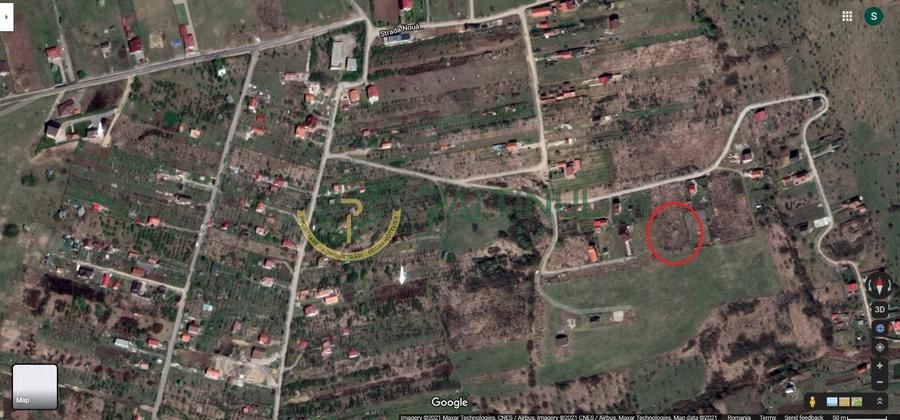Teren agricol intravilan de 1500 mp, în Daia