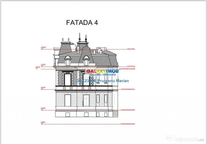 Casă cu 12 camere cu Teren 450 Mp în P-ța Romană